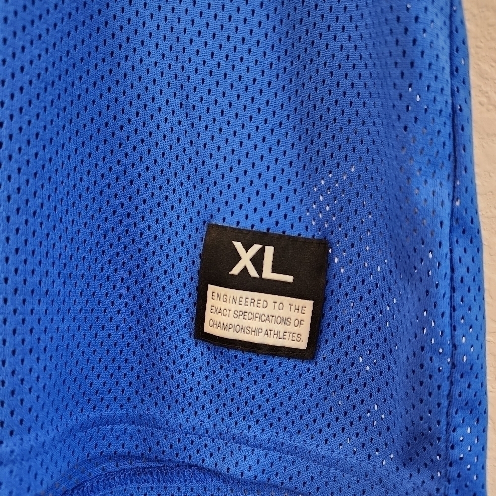 Nike Dri-Fit Mens Flag Football Mesh Practice Jersey Game Top Sz XL Royal Blue - Picture 3 of 4